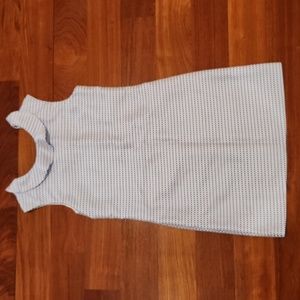 Maggie Breen Girls Ruffle Collar Blue Shift Dress, Size 12